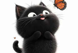 小黑猫动漫,萌动心灵，奇幻冒险之旅